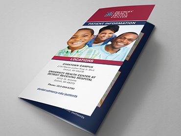 Detroit Mercy Dental Center Patient Information Brochure